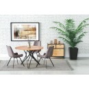 Стол обеденный HALMAR PIXEL 2 дуб золотой/черный 120